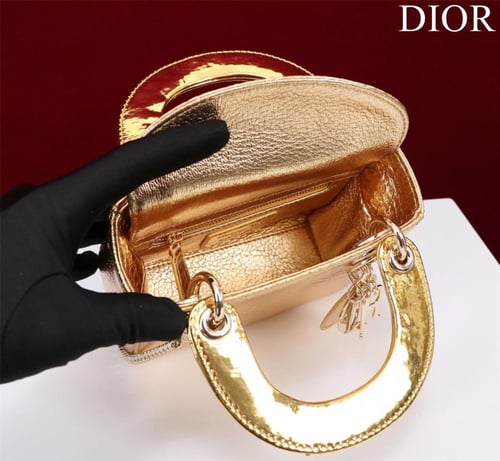 Mini Lady Dior Bag - Python