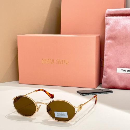 Miu Miu MU 52YS Women's Oval Sunglasses
