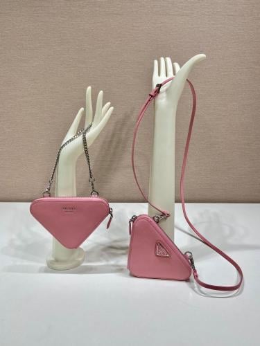 Saffiano leather mini pouch