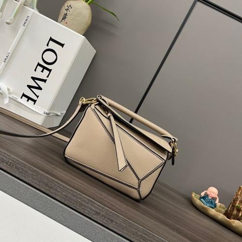 Mini Puzzle Bag in Soft Grained Calfskin