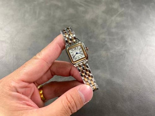 PANTHÈRE DE CARTIER WATCH, SMALL MODEL, ROSE GOLD