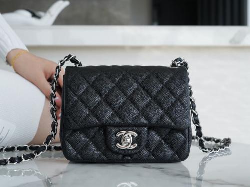 MINI CLASSIC HANDBAG IN CAVIAR