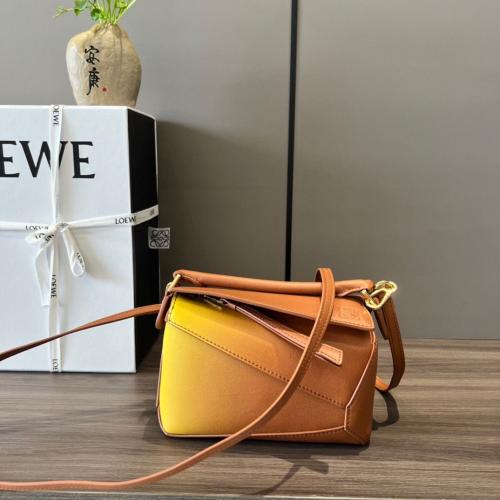 Mini Puzzle Bag in Soft Grained Calfskin