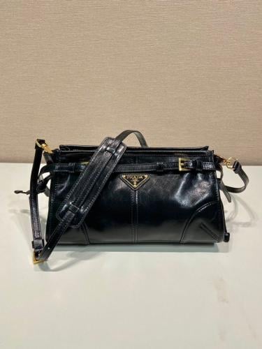 Small leather handbag