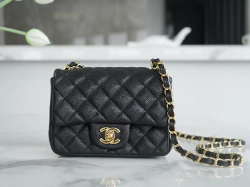 MINI CLASSIC HANDBAG IN CAVIAR