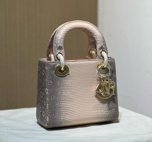 Mini Lady Dior Bag - Lizard