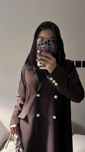 عباية بليزر بني