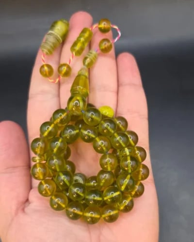 مسباح بكلايت مصري اخضر شفاف