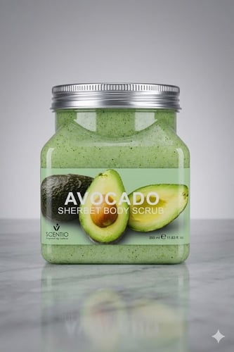 مقشر الجسم بالأفوكادو - Avocado Sherbet Body Scrub