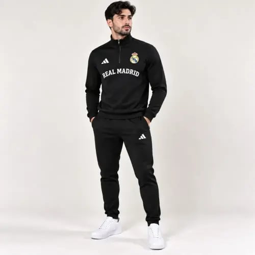 طقم ريال مدريد رياضي أسود