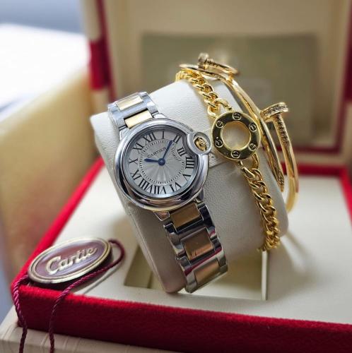 Cartier Ballon Bleu Women's Watch Set - ساعة كارتي...