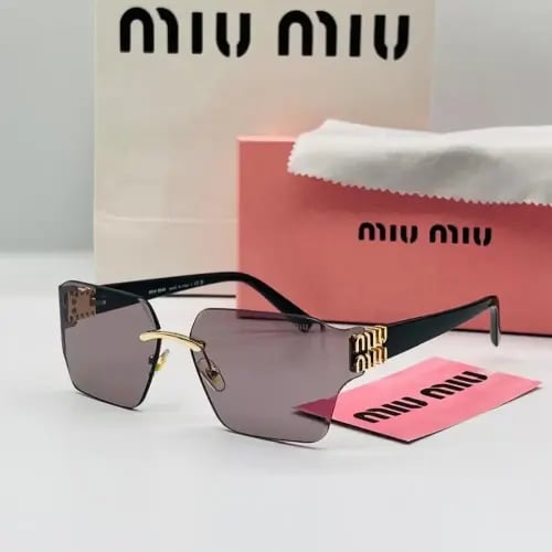 Miu Miu Women's Sunglasses with Metal Frame - نظار...