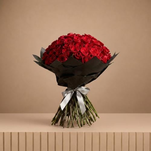 Bouquet of50 red roses