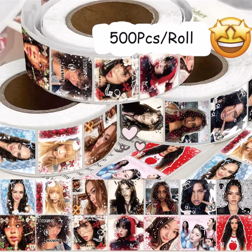 ستيكرات كاتساي رول 500 قطعة KATSEYE