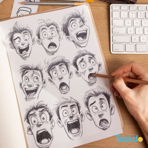 رسم مشروع مانغا خاص فيك I will draw comic project...