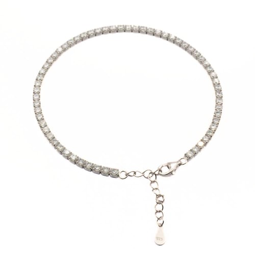 اسوارة تنس فضة زركون