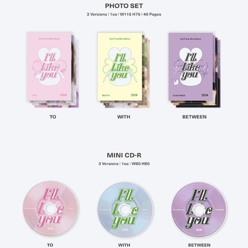 ILLIT -'I'LL LIKE YOU' (GLLIT ver.) (set)