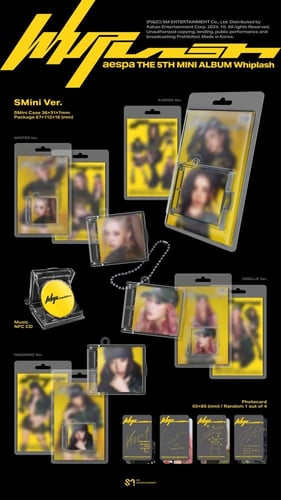 Aespa- 5th Mini Album [Whiplash] (SMini Ver.) (set...