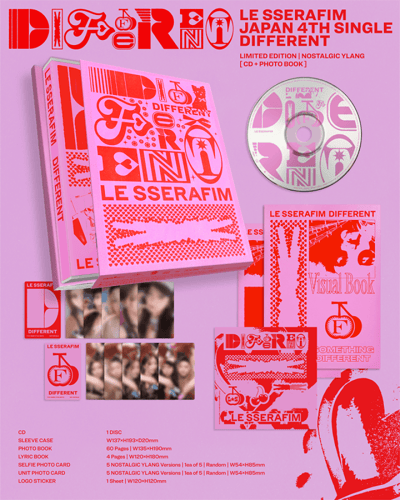 Le sserafaim- JAPAN 4th Single 'DIFFERENT'