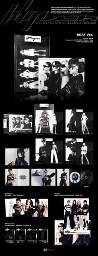 Aespa- 5th Mini Album [Whiplash] (BEAT Ver.) (set)