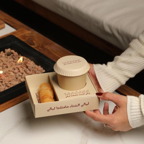 12علبه للكوب والحلى ليالي الشتاء