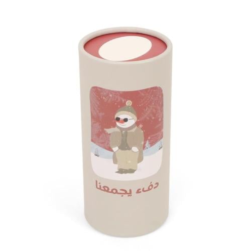 3 علب مناديل اسطوانية "دفء يجمعنا"