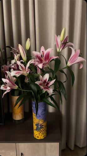 ورد الكازابلانكا كبير ملصق فان جوخ