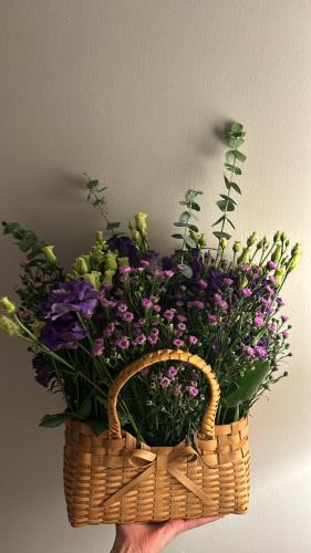 سله ورد طبيعي