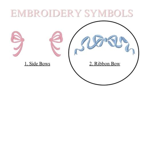 White Pouch Ribbon Bow