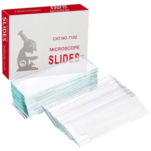 شرائح زجاجية للمايكروسكوب (Microscope Slides)