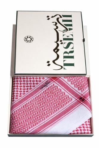 شماغ - ملكي خاص احمر مميز