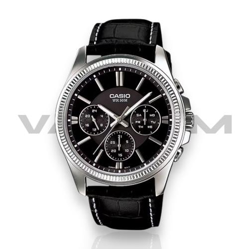 ساعة كاسيو رجالي جلد