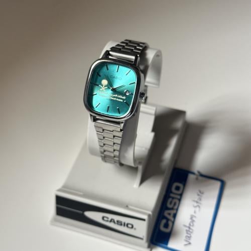 ساعة كاسيو نسائي ltp بشعار المملكة