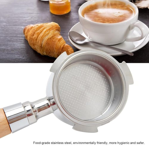 بورتافلتر 51 مم ثلاثي الأذرع مع سلة ومقبض خشبي