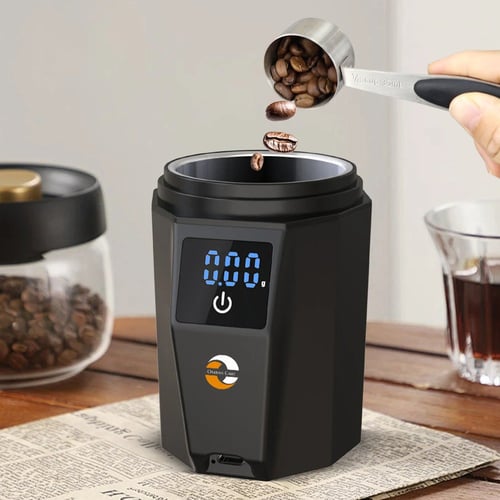 كوب وزن قهوة 2 في 1 مع ميزان 500 جم دقة 0.1 جم وشح...