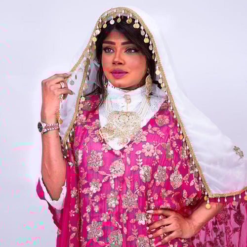 زبون رماني مطرز