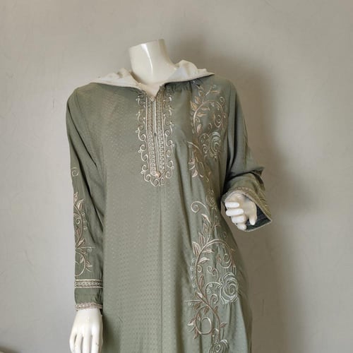 جلابيه مطرزه عشبي