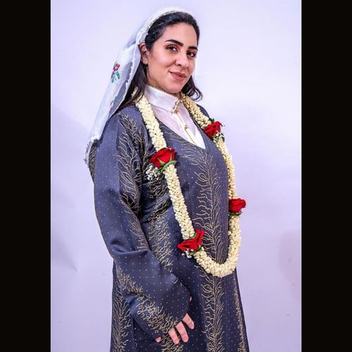 فستان برنسيس مفصص