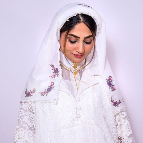 طقم فستان الدانتيل الفرنسي