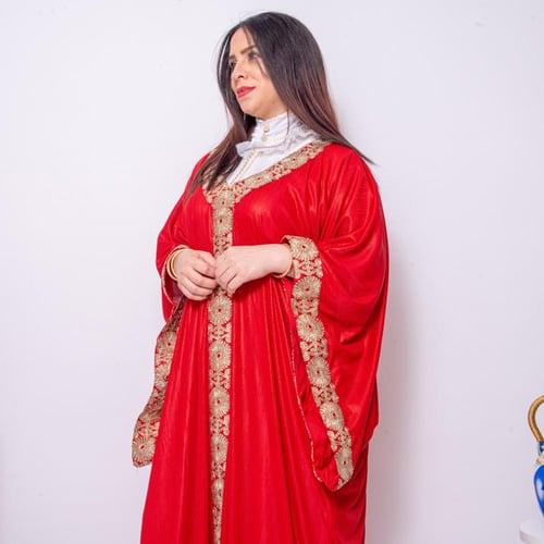 طقم ثوب الحجاز الناري