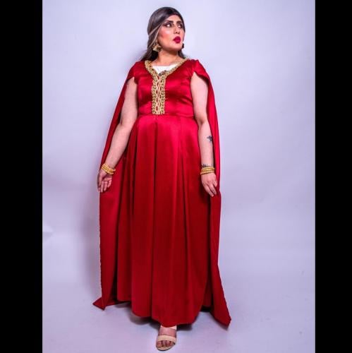 فستان تراثي ناعم