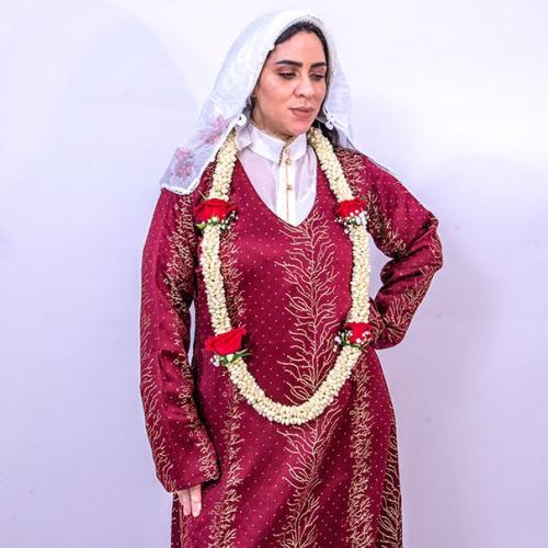 فستان برنسيس مفصص