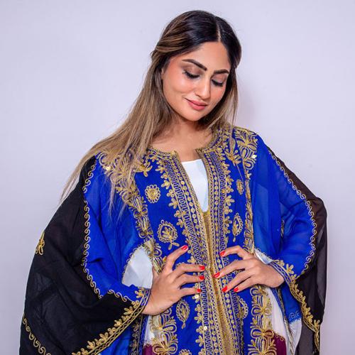 ثوب نشل ملون