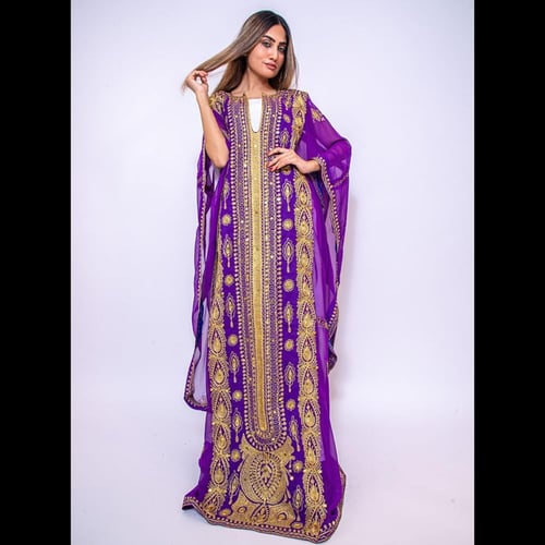 ثوب نشل بنفسجي