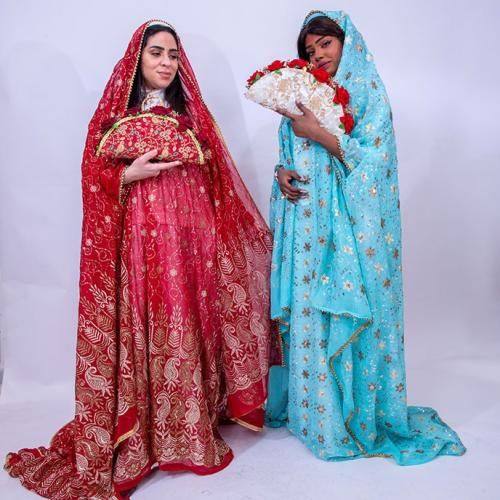 فستان ليله حناء