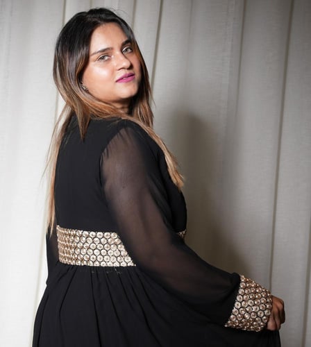 جلابيه الكنتيل من الشيفون