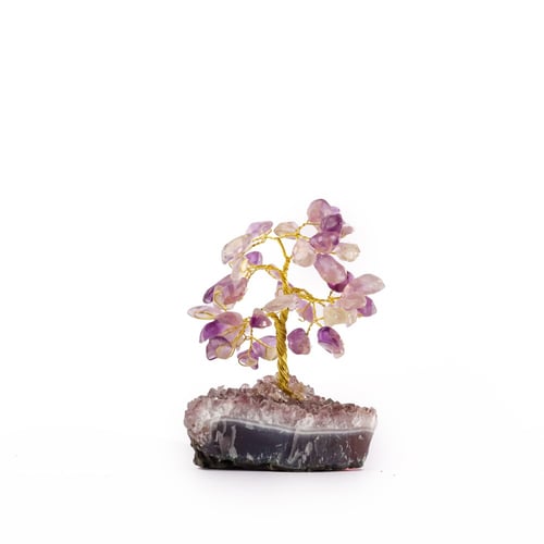 شجرة اميثيست على حجر الاميثيست