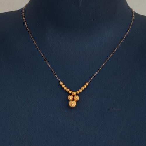 عقد الكور ناعم ذهب عيار21