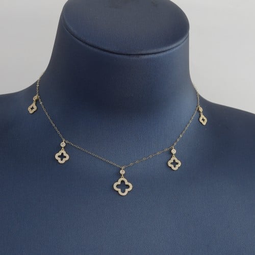 شوكر ورده تصميم عالمي 18k