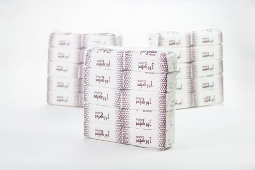 كرتون مناديل اوركيد فئة 150منديل مزدوج